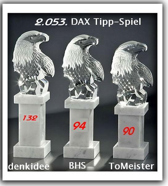 2.054.DAX Tipp-Spiel, Mittwoch, 08.05.2013 604073