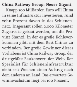 China Railway Group - Neuer Gigant 207428