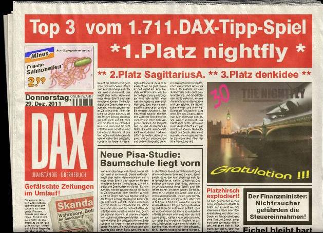 1.711.DAX Tipp-Spiel, Freitag, 30.12.2011 472119