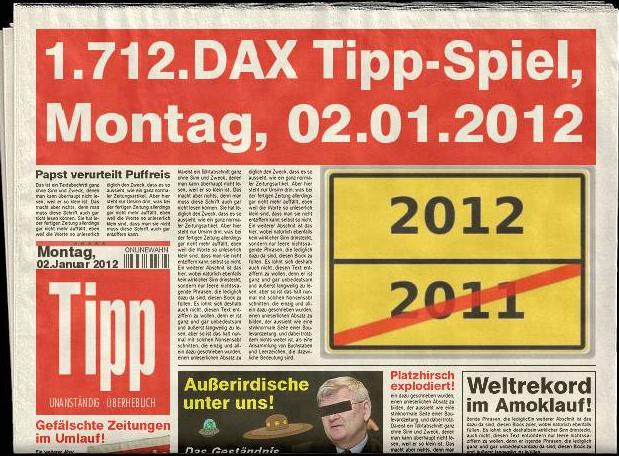 1.711.DAX Tipp-Spiel, Freitag, 30.12.2011 472059