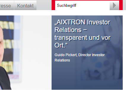 Aixtron- und die Banken stufen fröhlich auf kaufen 947550