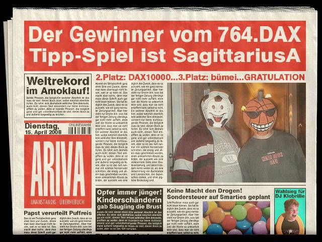 765.DAX Tipp-Spiel, Mittwoch, 16.04.08 159610