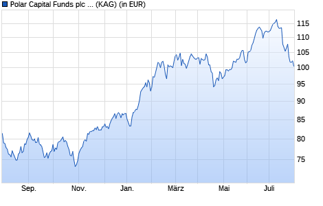 Performance des Polar Capital Funds plc - Global Technology Fund EUR (WKN A0RH8T, ISIN IE00B18TKG14)