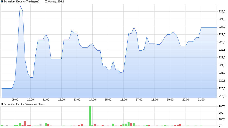 Schneider Electric Chart