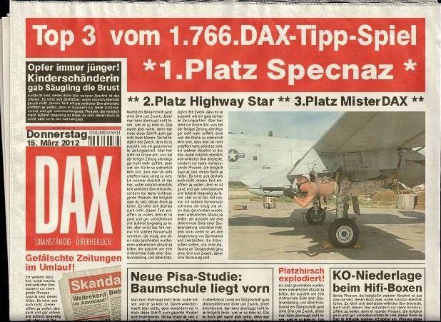 1.768.DAX Tipp-Spiel, Montag, 19.03.2012 493928