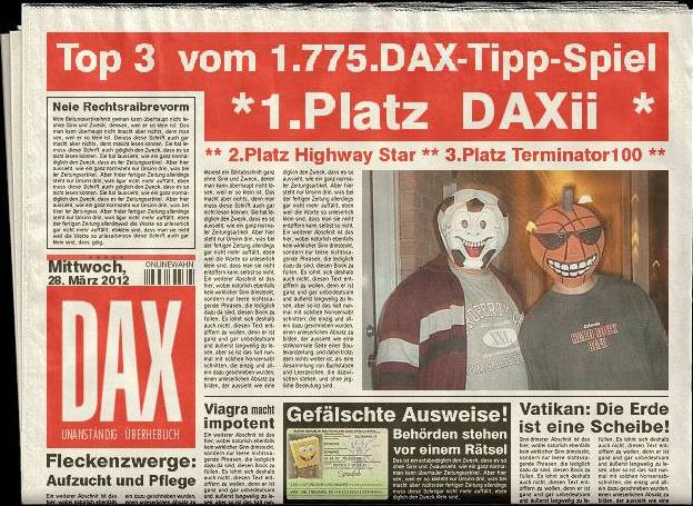 1.776.DAX Tipp-Spiel, Donnerstag, 29.03.2012 496213