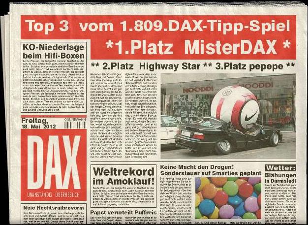 1.810.DAX Tipp-Spiel, Montag, 21.05.2012 509522