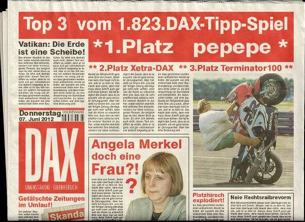 1.824.DAX Tipp-Spiel, Freitag, 08.06.2012 514268