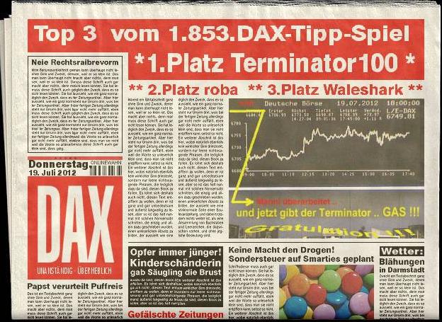 1.854.DAX Tipp-Spiel, Freitag, 20.07.2012 524116