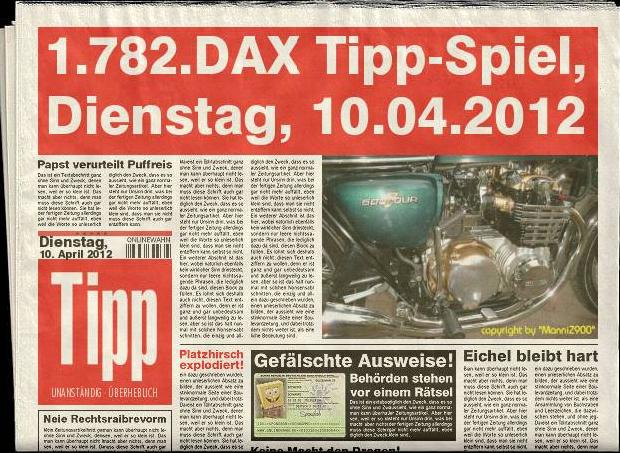 1.782.DAX Tipp-Spiel, Dienstag, 10.04.2012 497139