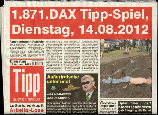 Frühtipper für unser DAX Tippspiel 529305