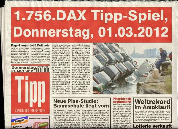 1.756.DAX Tipp-Spiel, Donnerstag, 01.03.2012 489394