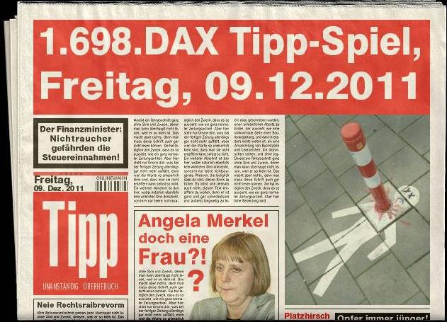 1.698.DAX Tipp-Spiel, Freitag, 09.12.2011 464225