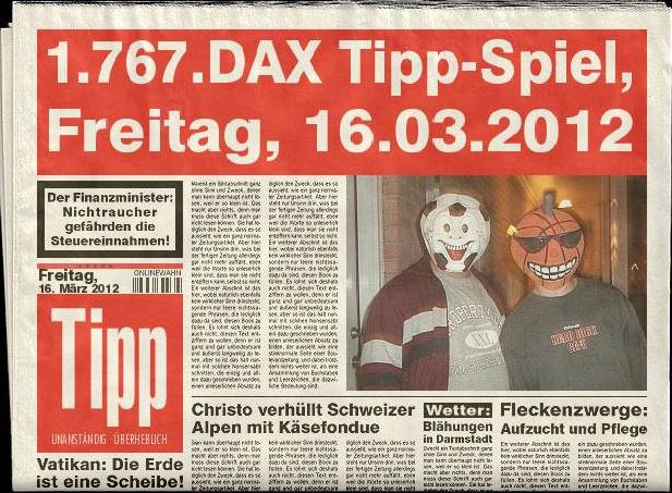1.767.DAX Tipp-Spiel, Freitag, 16.03.2012 493194
