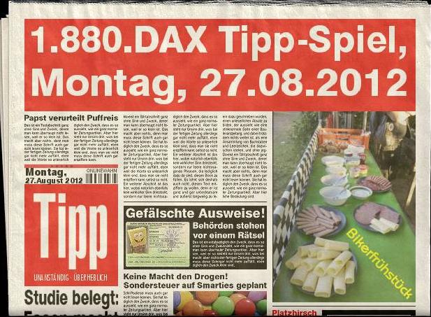 1.879.DAX Tipp-Spiel, Freitag, 24.08.2012 531851