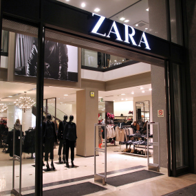 Eine Filiale der Modekette Zara in Spanien.