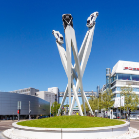 Porsche Headquarters in Stuttgart