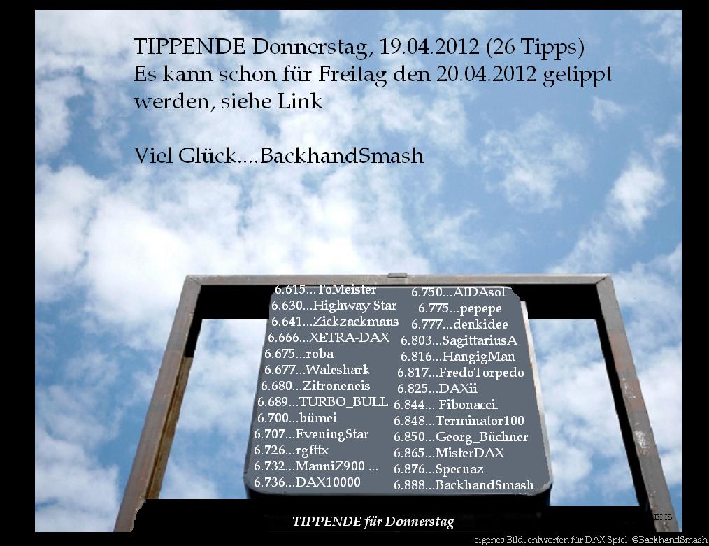 1.789.DAX Tipp-Spiel, Donnerstag, 19.04.2012,17.45 502255