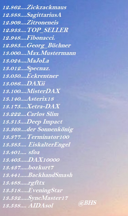 3.198.DAX Tipp-Spiel, Donnerstag, 02.11.17,17.45 H 1021406