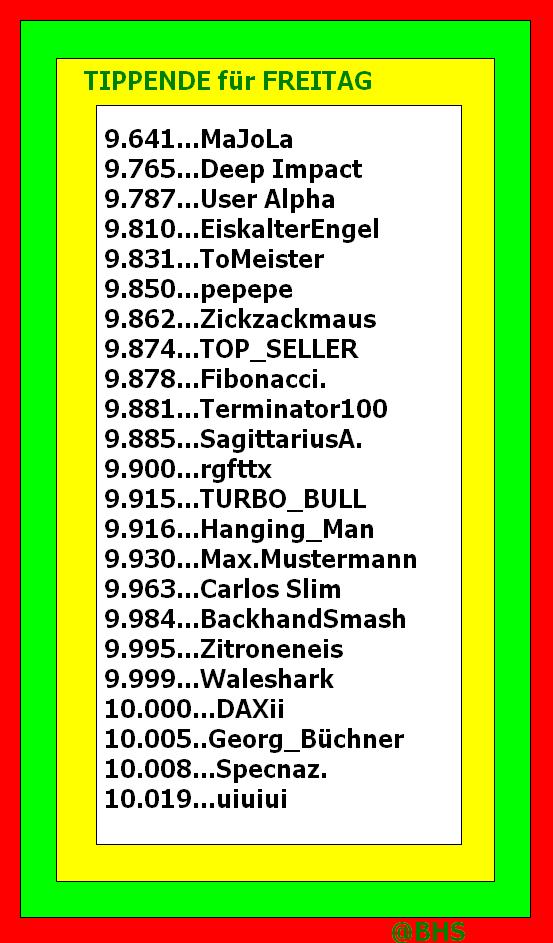 2.324.DAX Tipp-Spiel, Montag, 02.06.2014,17.45 H 727917