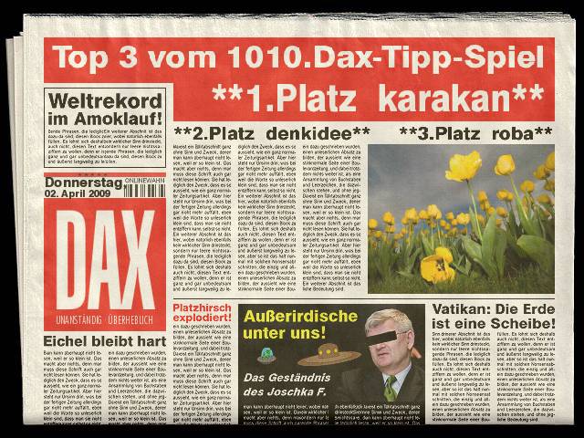 1011.DAX-Tipp-Spiel, Freitag 03.04.09 225722