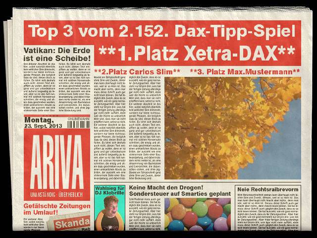 2.153.DAX Tipp-Spiel, Dienstag, 24.09.2013 647286
