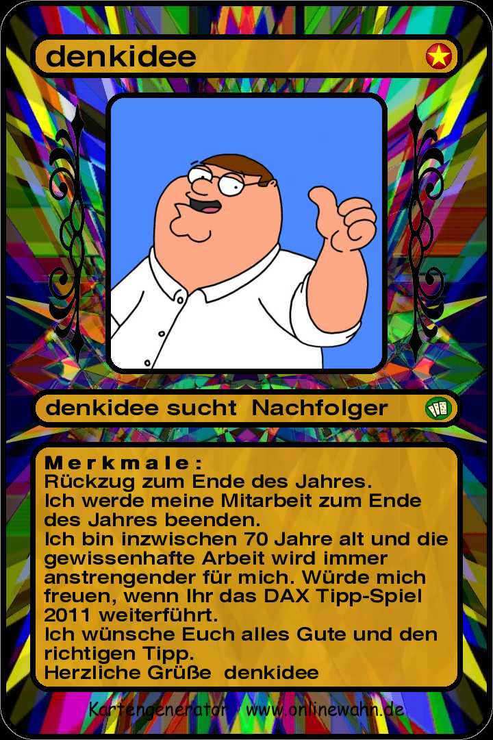 1.435.DAX Tipp-Spiel, Mittwoch, 01.12.10 362171