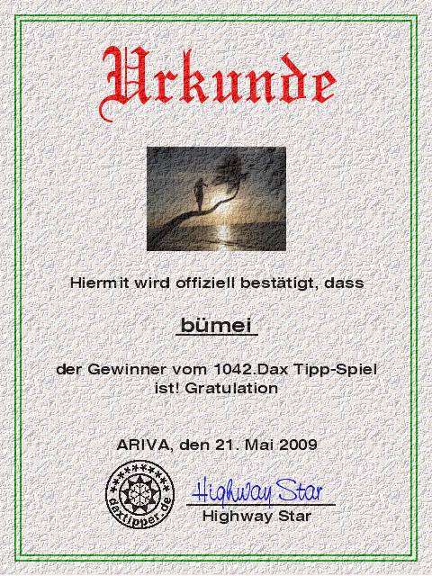 1044.DAX-Tipp-Spiel, Montag 25.05.09 234335