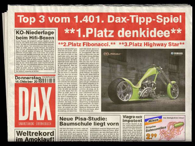 1.402.DAX Tipp-Spiel, Freitag, 15.10.10 351349