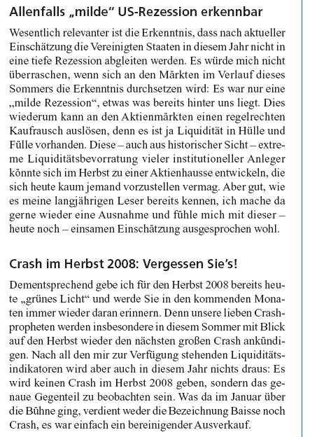Ehrlichkeit an der Börse ! 155899