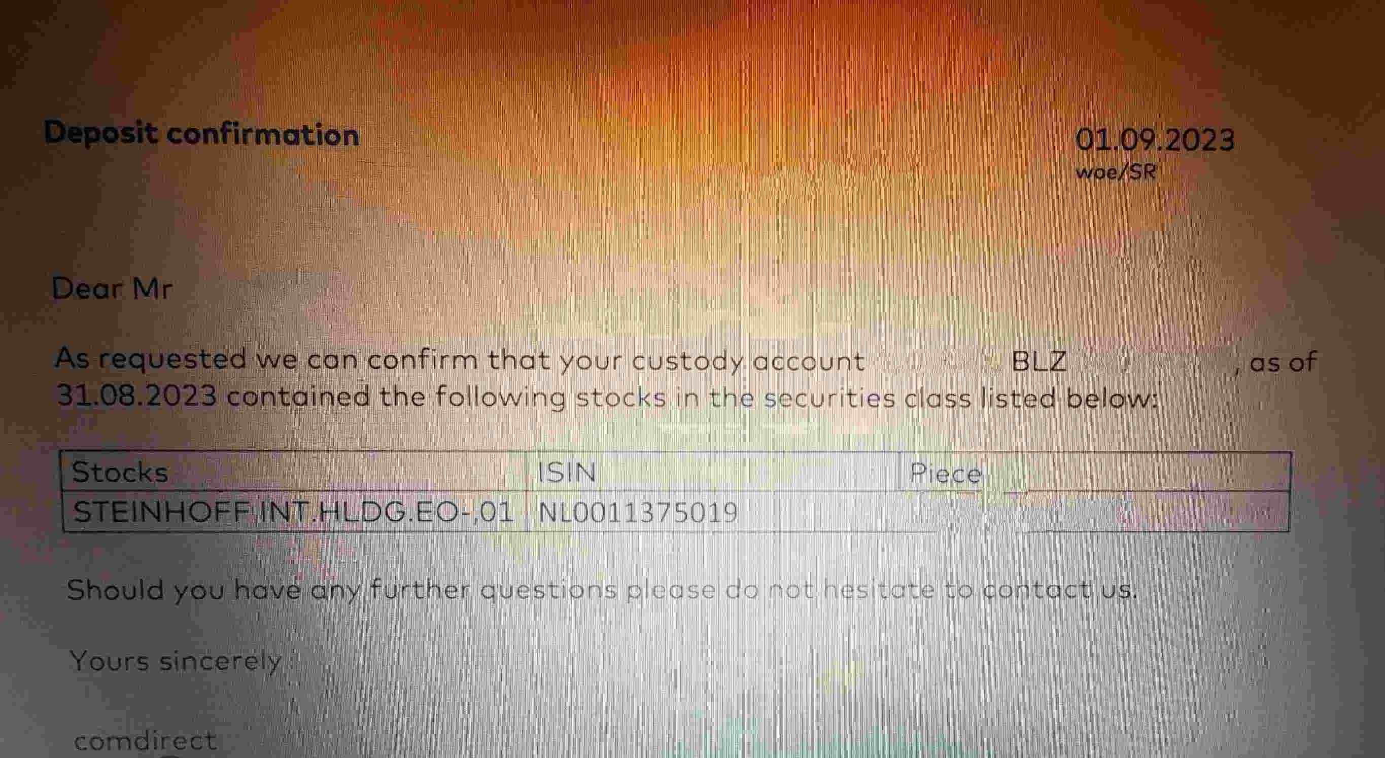 Steinhoff Topco B.V. - CVR - die goldene Zukunft? 1388579