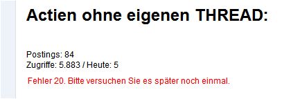 Actien ohne eigenen THREAD: 532702