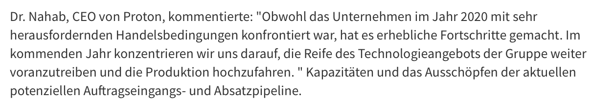 Brennstoffzelle made in Germany - PROTON 1258433