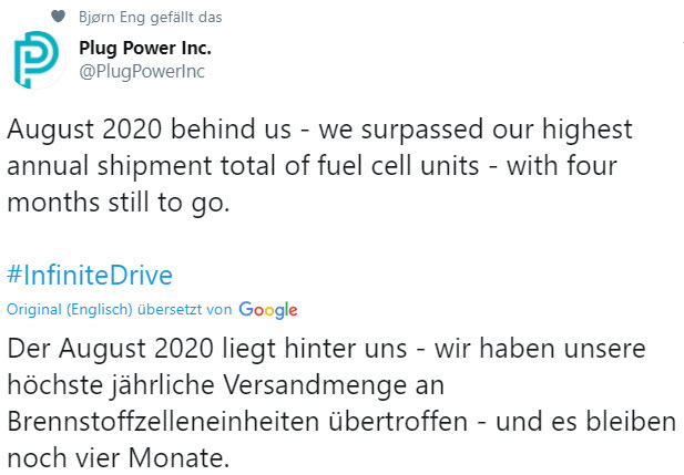 Plug Power - Brennstoffzellen 1199100