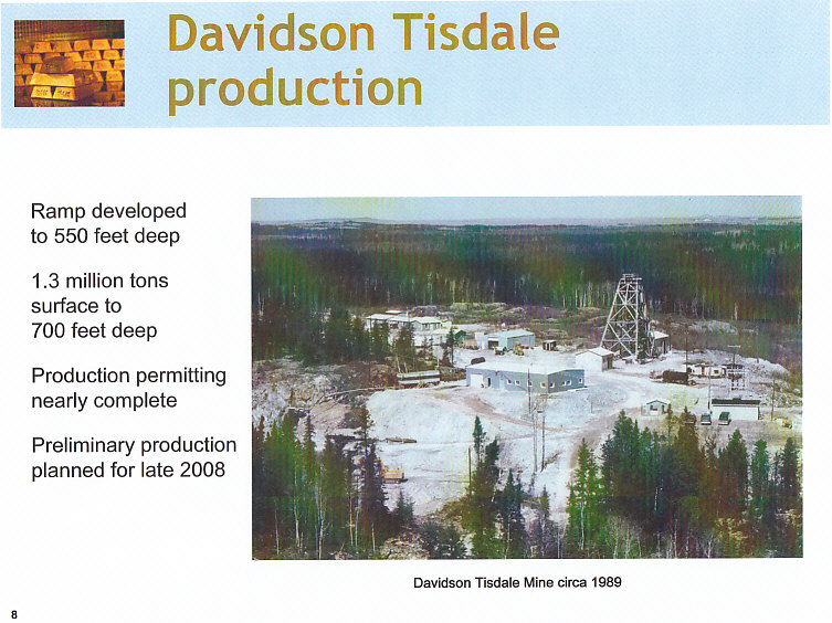 VG Gold Corp Faktenübersicht 12/05/2008 165270