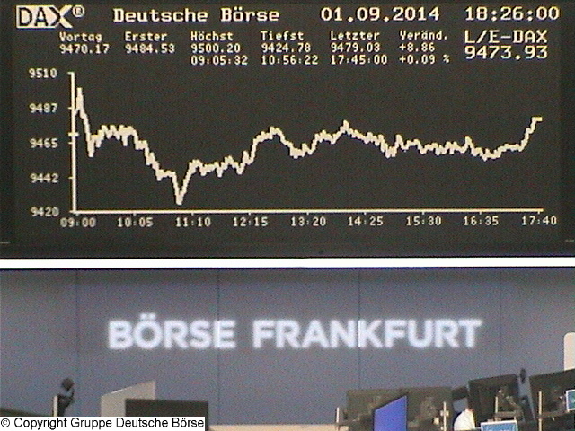 2.390.DAX Tipp-Spiel, Dienstag, 02.09.2014,17.45 H 753182