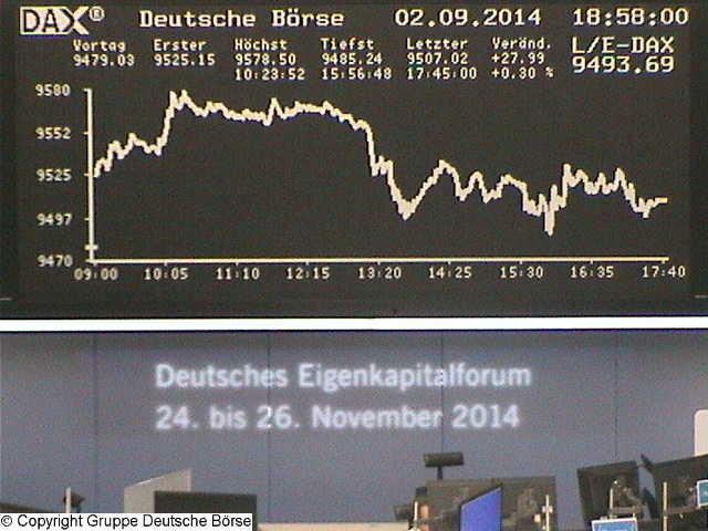 2.391.DAX Tipp-Spiel, Mittwoch, 03.09.2014,17.45 H 753450