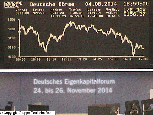 2.370.DAX Tipp-Spiel, Dienstag, 05.08.2014,17.45 H 746366