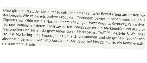 TAAT - Revolution am Tabakmarkt oder heiße Luft? 1235538