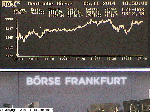 2.436.DAX Tipp-Spiel, Donnerstag, 06.11.14,17.45 H 770926