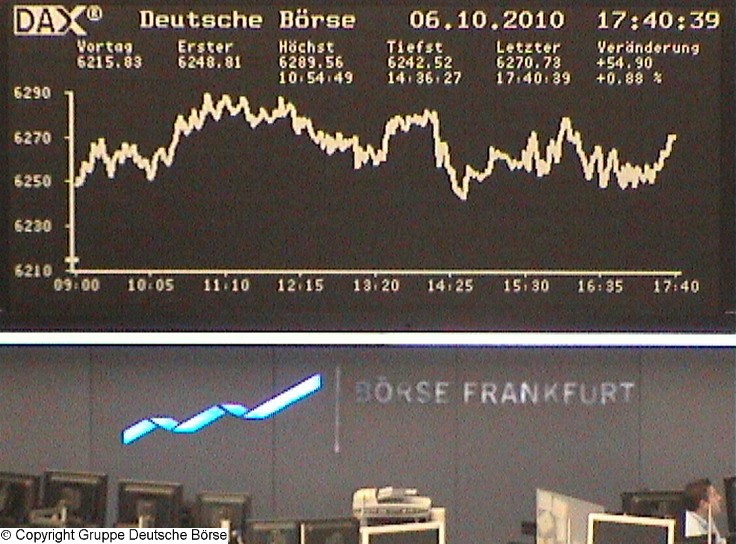 1.396.DAX Tipp-Spiel, Donnerstag, 07.10.10 349638