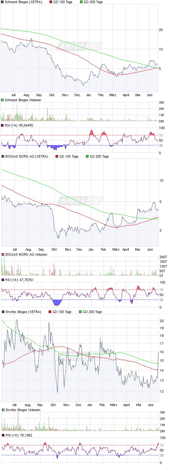 Biogasbranche: Schmack vs. Envitec vs. BiogasNord 239795