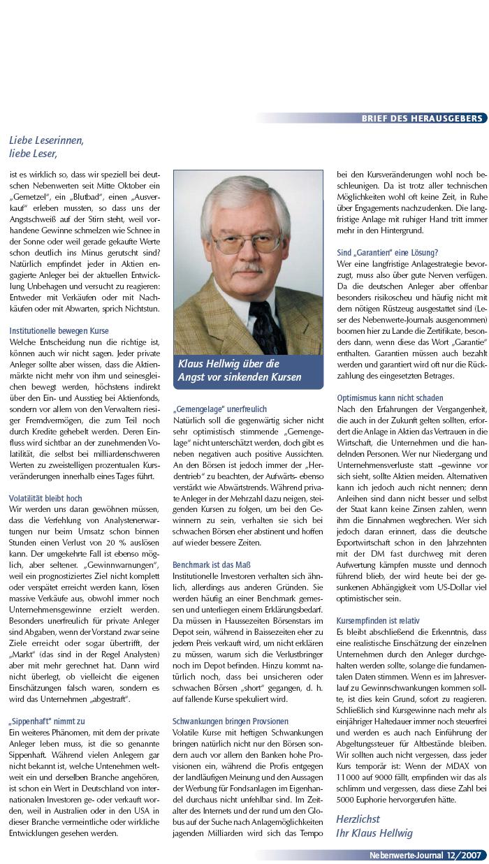 Ehrlichkeit an der Börse ! 134872