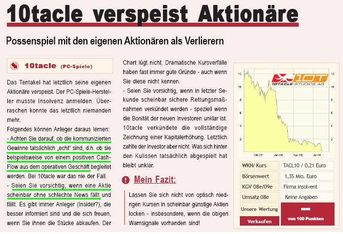 Ehrlichkeit an der Börse ! 180593