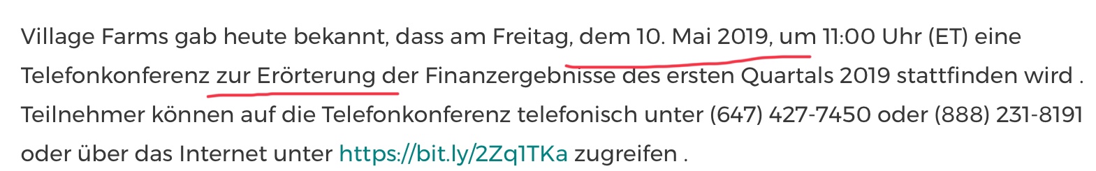 Village-Farms-Studie - KGV unter 3 realistisch? 1108488