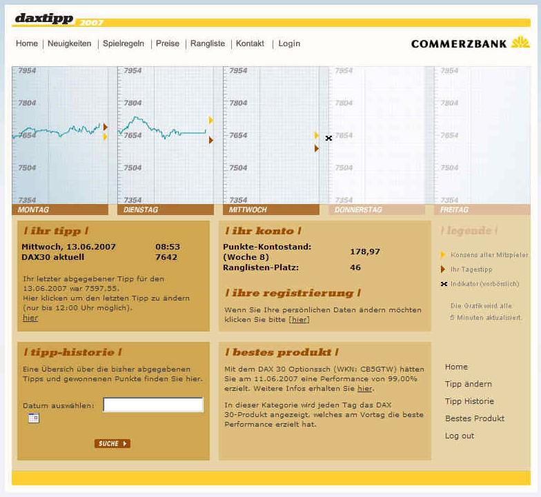 552.DAX Tipp-Spiel, Mittwoch, 13.06.07 103094