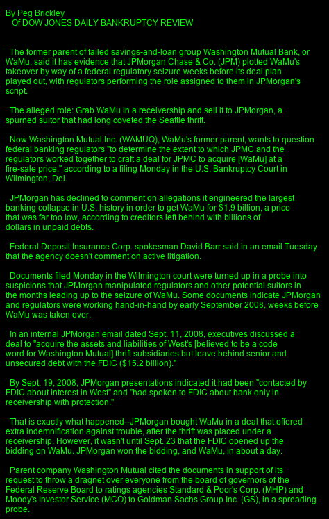 Wamu WKN 893906 News ! 283836