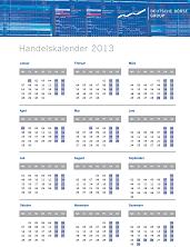Handeslkalender Deutsche Börse 547366