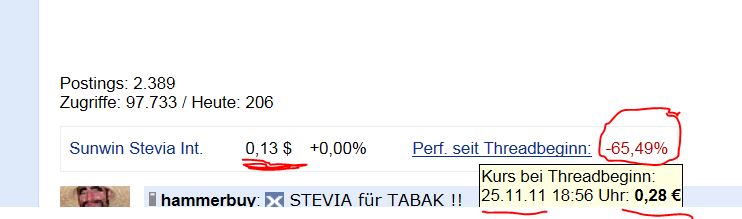 STEVIA für TABAK !! 664458