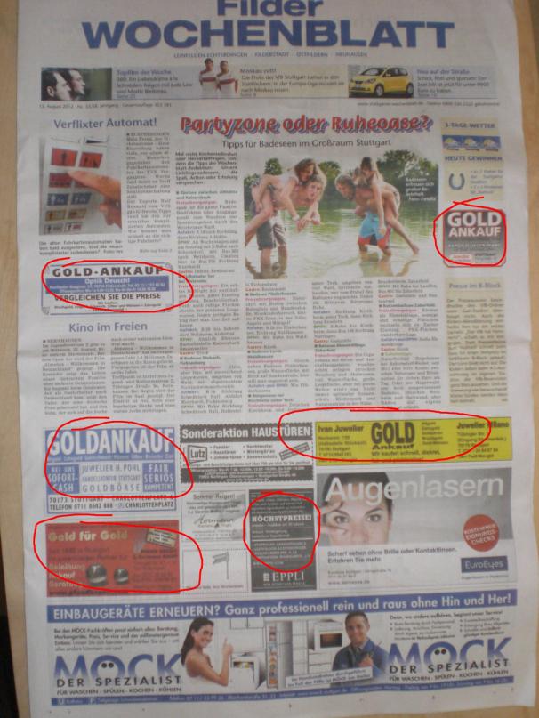 Wenn das Gold redet, dann schweigt die Welt! 530183